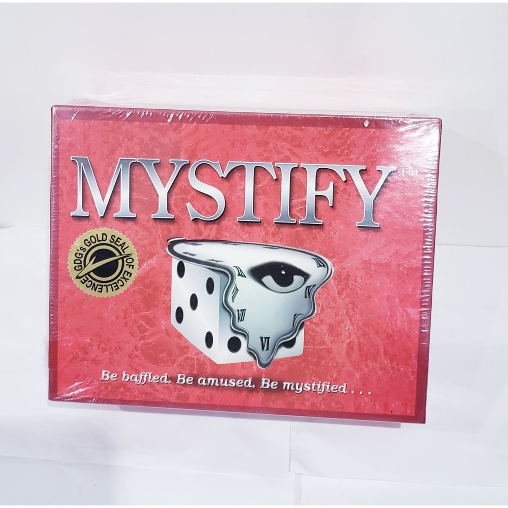 1997 Mystify Board Game Be Baffled Amused Mystified Mystery - New